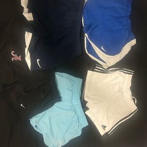 5 running  Shorts - Black, Blue, Light Blue, White!!  Nike adidas etc